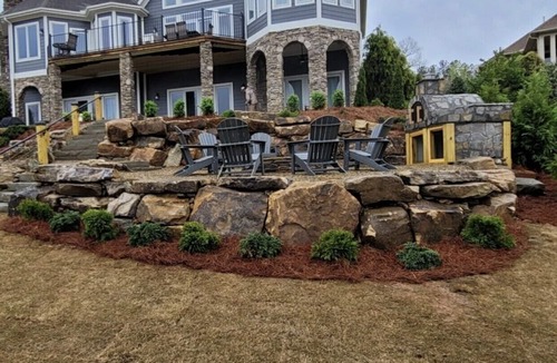 Six Mile House | Amazing Mountain, Lake and Island Views Private Beach,Fire Pit, Hot Tub, Kayaks