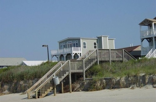 Holden Beach House | Aug 9-19, Sept-Oct Openings, Oceanfront, Prvt Heated pool, EV charging, Elevator