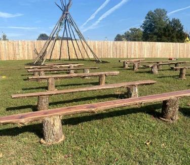 Campbellsville House | Authentic Sioux-Style Tipi Campground with Shared Kitchen Near Campbellsville and Green River Lake, Kentucky
