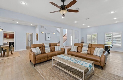 Bay Esplanade House | Bayfront Bliss | 4BR Waterfront Home | Private Dock with Boat Lift, BBQ & Fire Pit