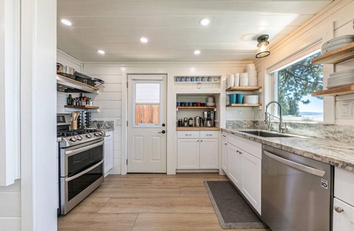 Kings Beach House | Beach Haven Lakefront - Sandy Private Beach, Extra Guest House, EV Charger