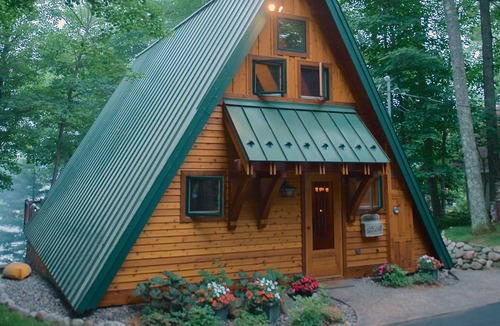 Minocqua Ski Chalet | Beautiful A Frame Chalet On Lake Minocqua Chain