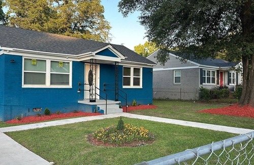 Cayce House | blue house