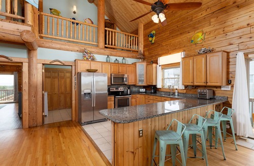 North Topsail Beach House | Boomerang: Oceanfront Log Cabin in N. Topsail