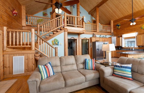 North Topsail Beach House | Boomerang: Oceanfront Log Cabin in N. Topsail