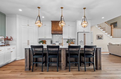 Clarkson House | Brand new 6BR luxury retreat in the Paradise Grove golf cart community near Nolin Lake. Enjoy a designer interior, hot tub, fire pit, private backyard, and fully equipped kitchen. Perfect for groups with ping pong, shuffleboard, and space to relax