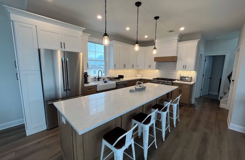 Ship Bottom House | Brand New Construction w Pool, Elevator, Stunning Bay Views, 1000 ft. to Beach