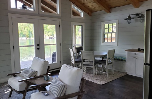 Lynn House | Brand new house with boat house on a spring fed private lake.