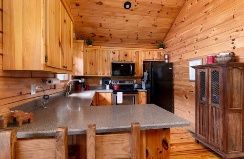 Murphy Cabin | Cabin Blue Ridge-Murphy area, fast wifi, dog & family friendly, trail & hot tub!