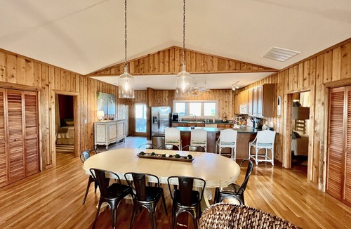 Caswell Beach House | CASWELL BEACH Oceanfront Home DOG FRIENDLY Linens/Beds Made BEACH AMENITIES