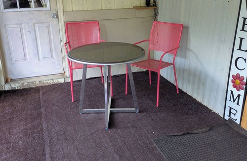 Laurel Springs House | Charming 2-bedroom mobile home with covered porch in Laurel Springs.