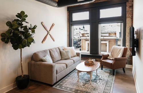 Troy Apartment | Charming Downtown Troy Stylish Loft Superhost