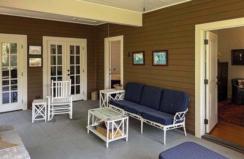 Montreat House | Charming house, mountain views, fireplace, trail access, cable TV, w/d, AC