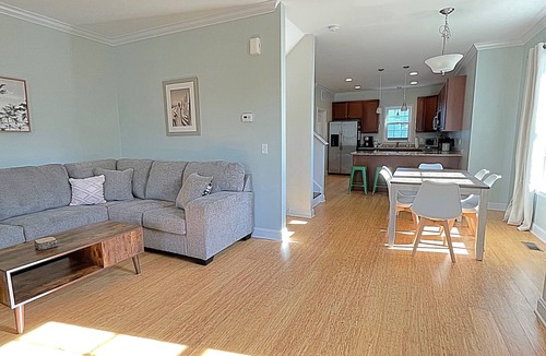 Wilmington Beach House | Cheerful, 3 bedroom townhome, 2 blocks from beach, family-friendly, beach ready
