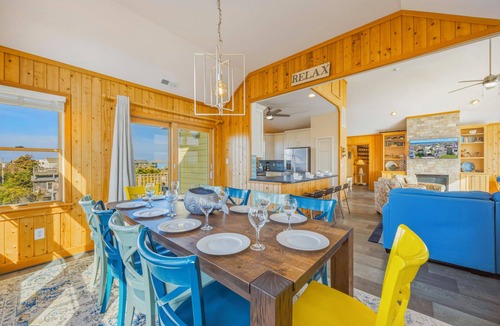 Salvo House | Cheerio - Oceanfront Escape with Private Pool, Elevator, Hot Tub, & Game Room