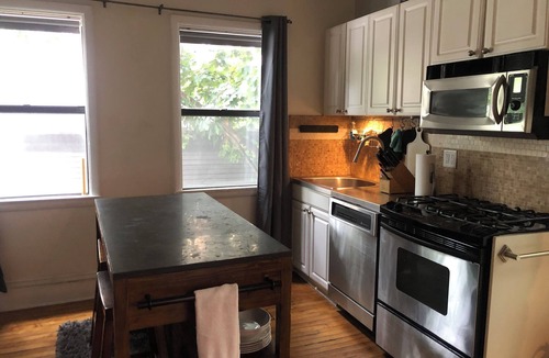 West Town Apartment | Chic 3 bedroom updated and vintage apt with WiFi in a Chicago 1880s firehouse
