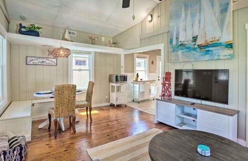 Colonial Beach House | Chic Cottage w/Private Yard: Steps to Beach!