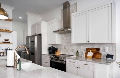 Five Points South Villa | Chic Townhome Close to City & Dining