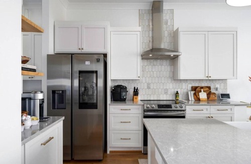 Five Points South Villa | Chic Townhome Close to City & Dining