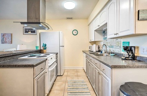 North Carolina Coast Condo | Coastal Condo w/Pool Access - Steps to Beach