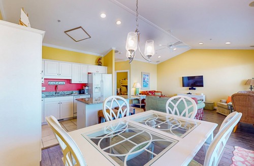 Indian Beach Condo | Coastal Condo with sound views and shared hot tub and pool