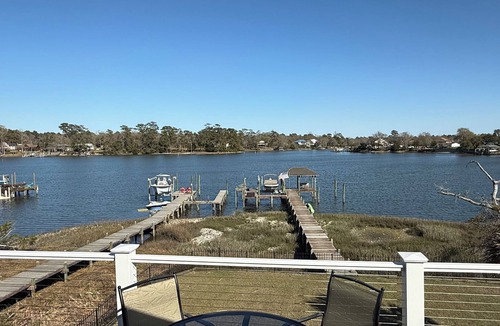Sneads Ferry House | Coastal Paradise:Stunning Waterfront Retreat in North Carolina