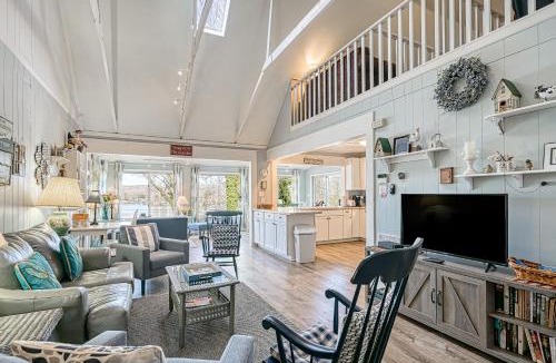Moneta House | Cottage at the Lake - Waterfront lake-view home with dock, fireplace, pool table, kayaks, & firepit