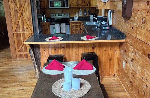Dyke Cabin | Cozy Cabin 2 bedrooms w/Hot Tub & EV Charger near Shenandoah