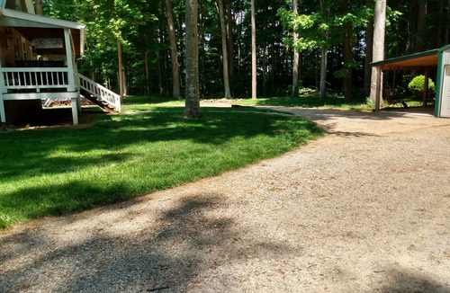 Allons House | Cozy cabin tucked in the woods less than 5 miles from Willow Grove Marina.