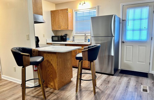 Crossville Apartment | Cozy In-Town Escape Large Yard Close to Everything