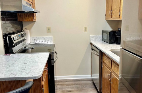 Crossville Apartment | Cozy In-Town Escape Large Yard Close to Everything