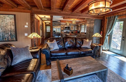 Aquone Cabin | Cozy Lake Cabin with Hot-Tub in Topton, North Carolina