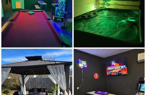 Murraysville House | Cozy Retreat Home Hot Tub, Game Room, & Fire Pit !