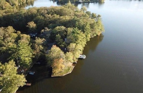 Sturbridge House | Direct waterfront Lake House, stunning views Sleeps 8 on a private PENINSULA!