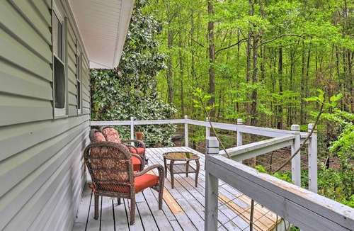 Lake Secession House | Dock + Fire Pit: Lakefront Living in Abbeville!