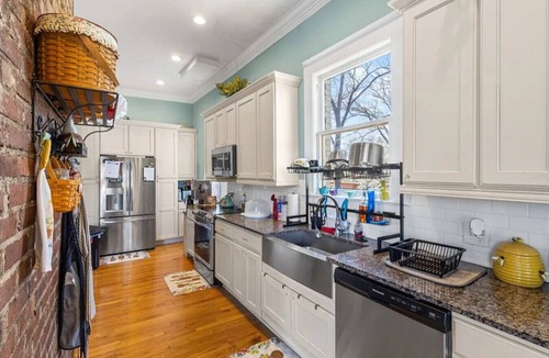 Anderson Apartment | Downtown Anderson Stay | Queen Bed + Event Space