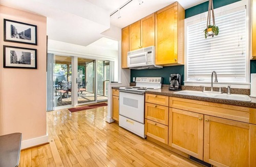 Three Oaks House | Downtown Three Oaks Home, Sleeps 6, Fire Pit, Walk to Shops