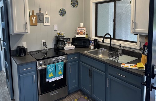 Pipestem Cabin | Family Cabin with Bunk Beds and Washer/Dryer across from Pipestem State Park