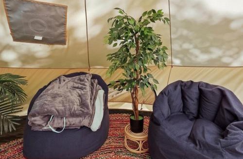 Stanton Other | Forest Glamping Retreat with Hot Tub & Fire in Red River Gorge, Wooded with Full Bath House