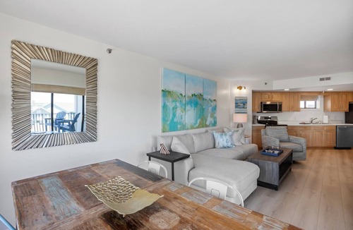 Wrightsville Beach Condo | Fully Renovated Ocean Views, Pool, STEPS to Beach, Restaurants, Shops