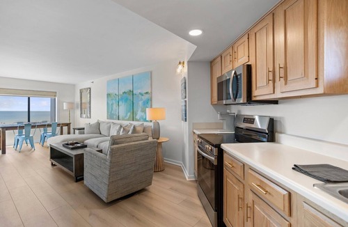 Wrightsville Beach Condo | Fully Renovated Ocean Views, Pool, STEPS to Beach, Restaurants, Shops