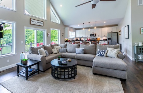 La Follette House | Gorgeous Lakehouse + Private 2‑Level Dock with Slide and No Stairs to the Lake!