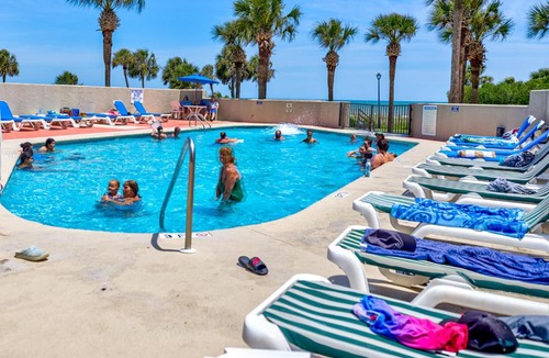 Myrtle Beach House | Gorgeous views and custom decor and affordable pools hot tub sauna