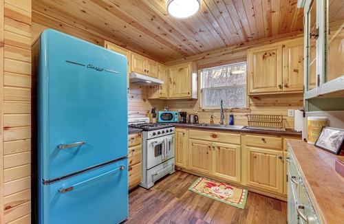 Marlinton Cabin | Greenbrier River On-Site! Modern-Rustic Log Cabin