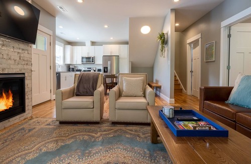 Woodfin Villa | High on the Mountain | Pet Friendly Asheville Villa with Hot Tub & Walkable Dining