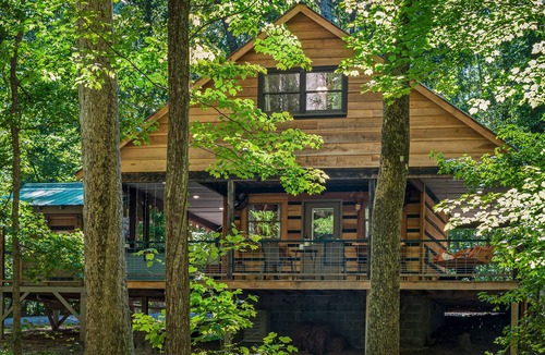 Fort Payne Cabin | HIKING;Mentone;DeSoto Falls; Mentone; Lookout Mtn; Hot tub, No Pet Fee-1 pet-