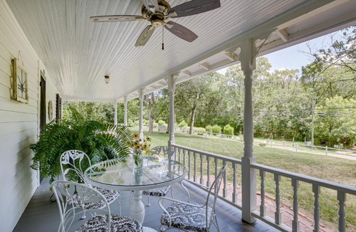 Bynum House | Historic & Charming Pittsboro Home w/Fireplaces