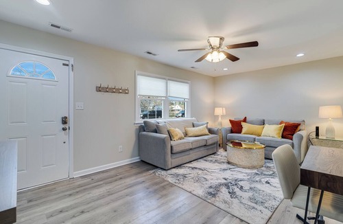 Leonardtown House | Historic Leonardtown: Golf Cart Included/Walk to Wharf/Fenced Yard/Pet Friendly
