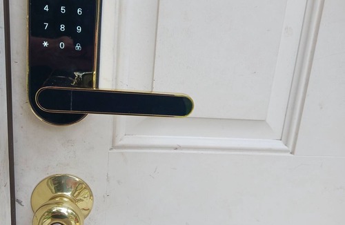Silver Spring Apartment | Hummingbird suite with keyless door pad entry.