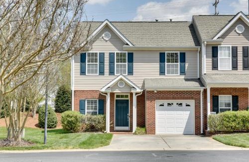 Deep River House | Inviting High Point Townhome with Patio + Privacy!